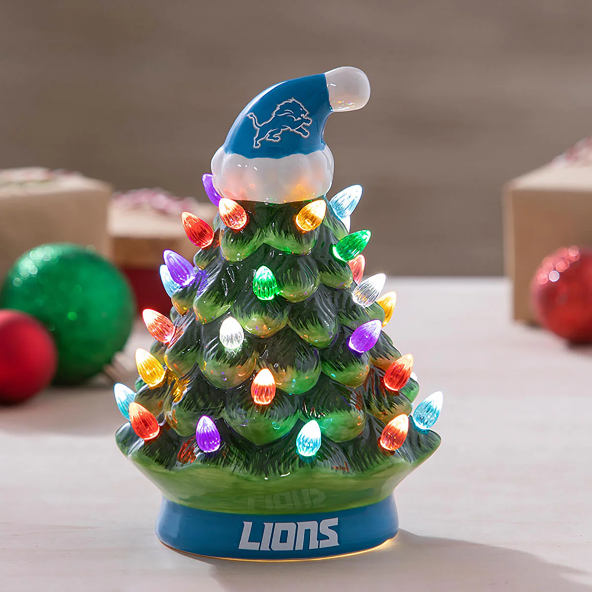 8'' NFL LED Ceramic Christmas Tree - Image 46