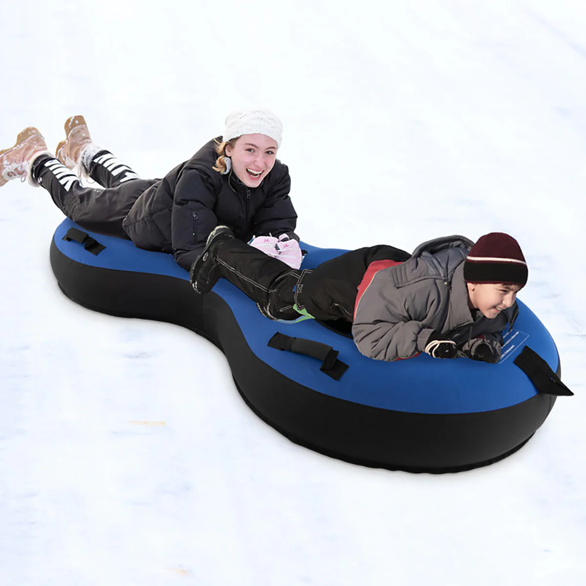 80'' 2-Person Heavy-Duty Inflatable Snow Sled - Image 20