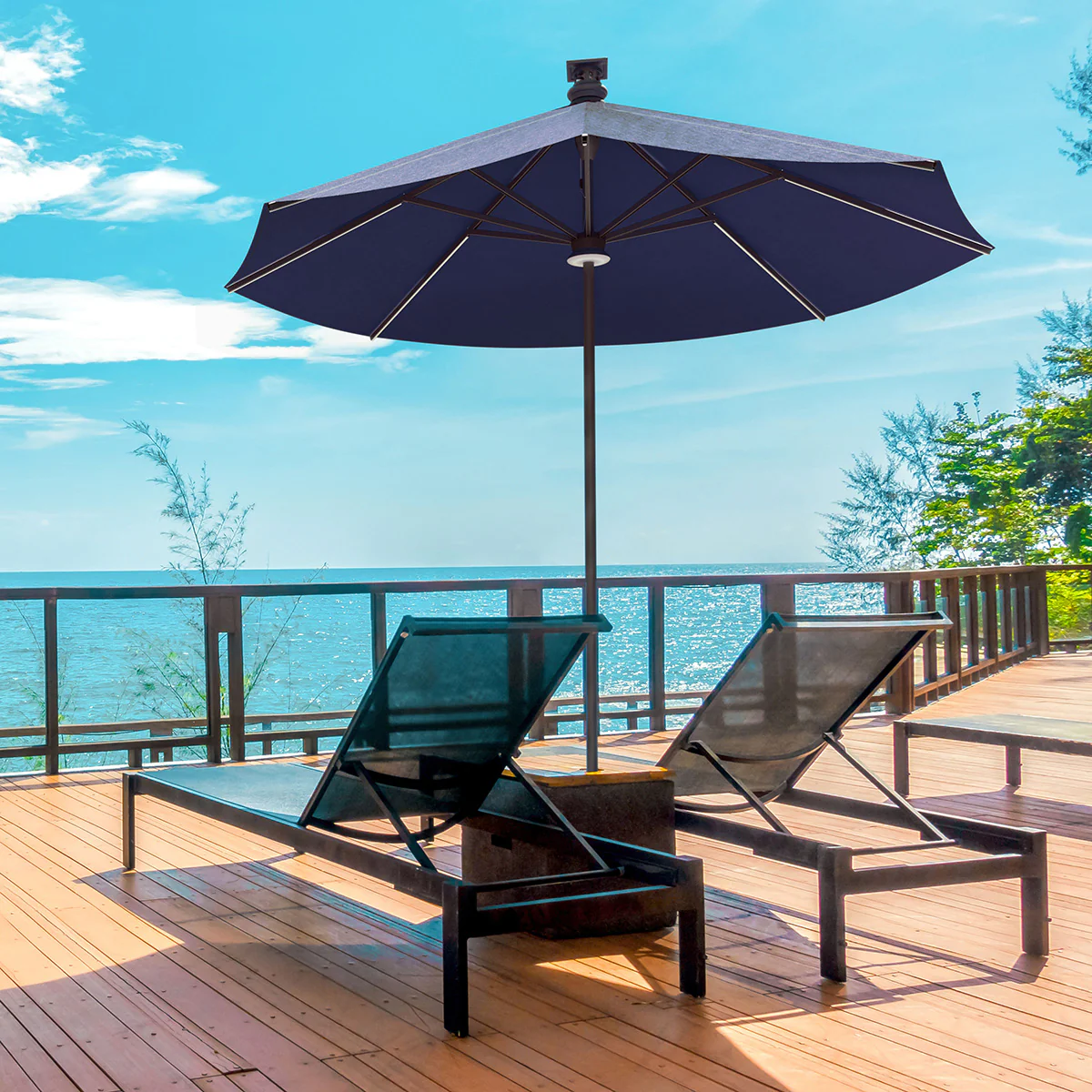 9' Smart Outdoor Umbrella - Image 29