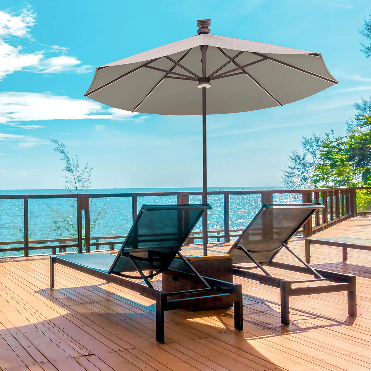9' Smart Outdoor Umbrella - Image 6
