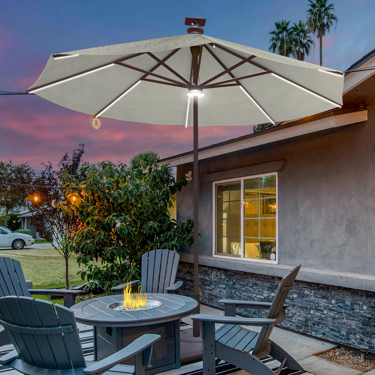 9' Smart Outdoor Umbrella - Image 8
