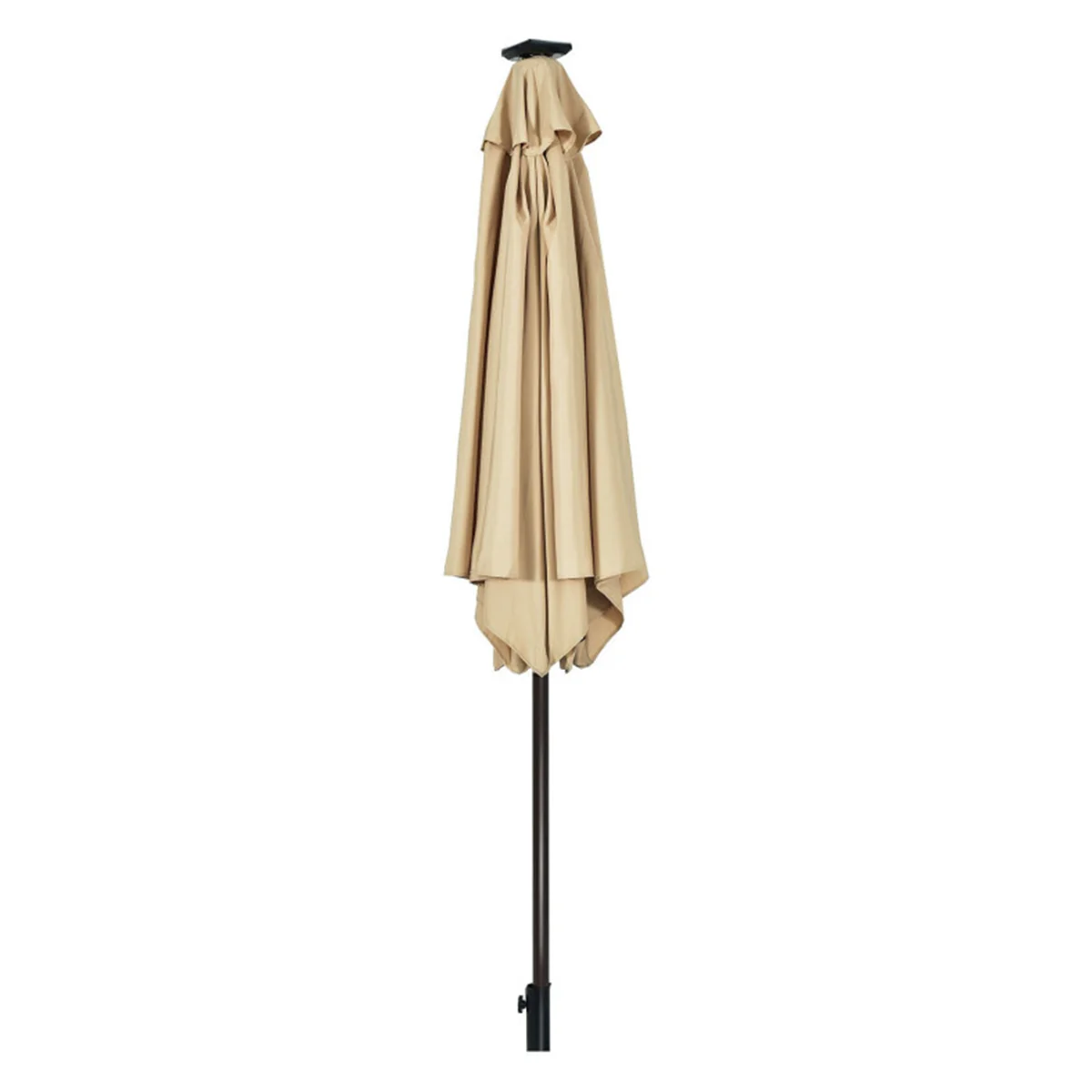 9' Solar LED Lighted Patio Table Umbrella - Image 8