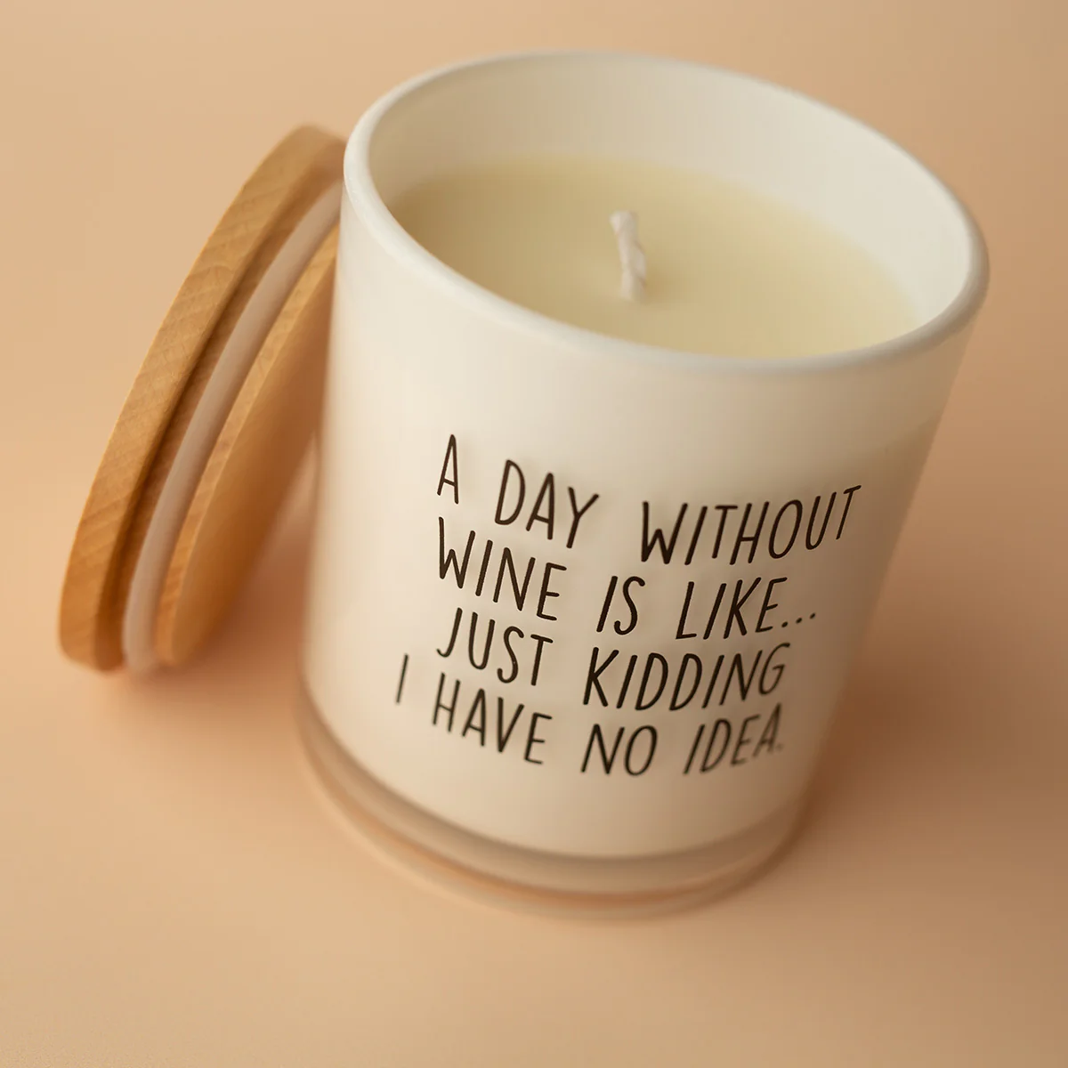 A Day Without Wine Soy Candle - Image 3