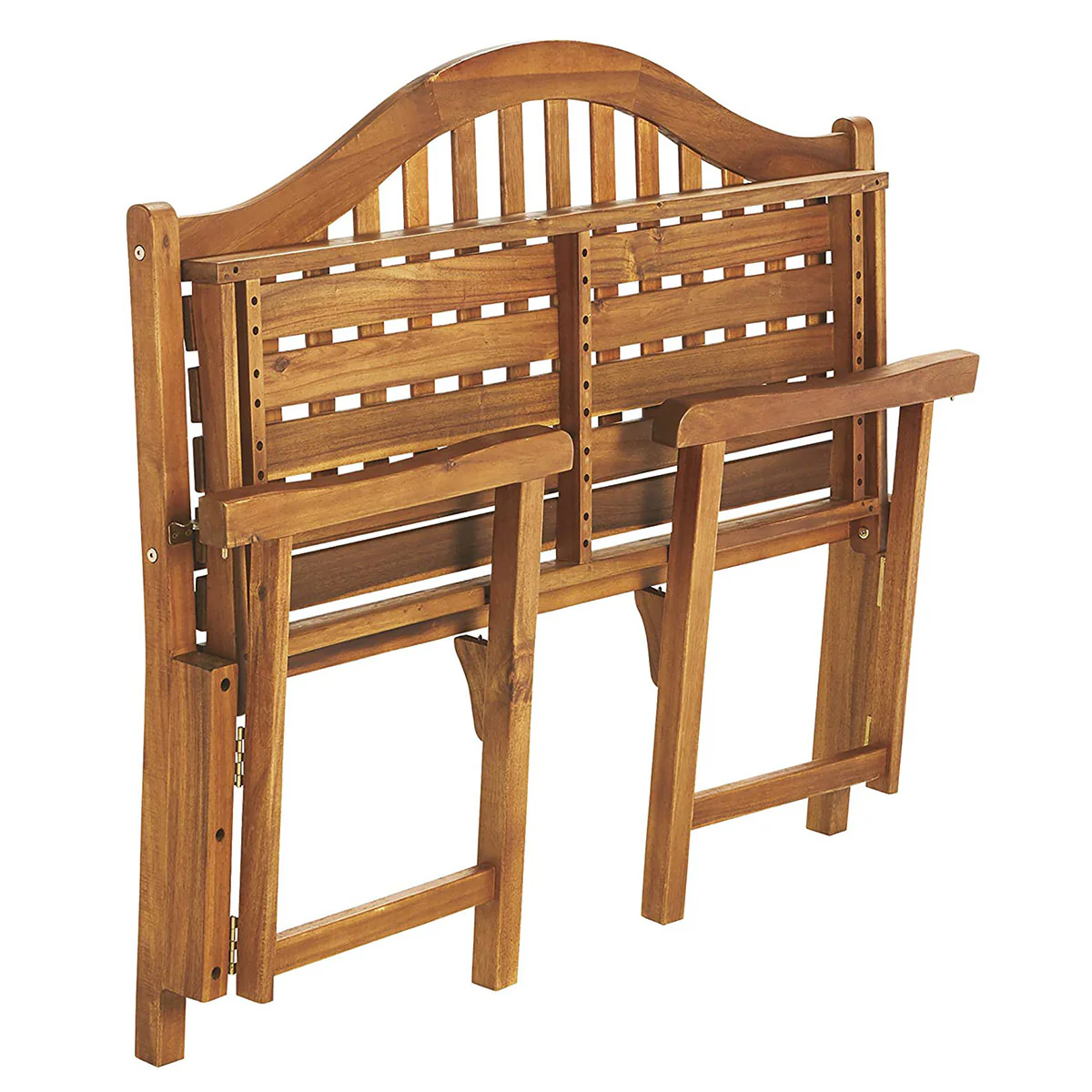 Acacia Wood Foldaway Bench - Image 3
