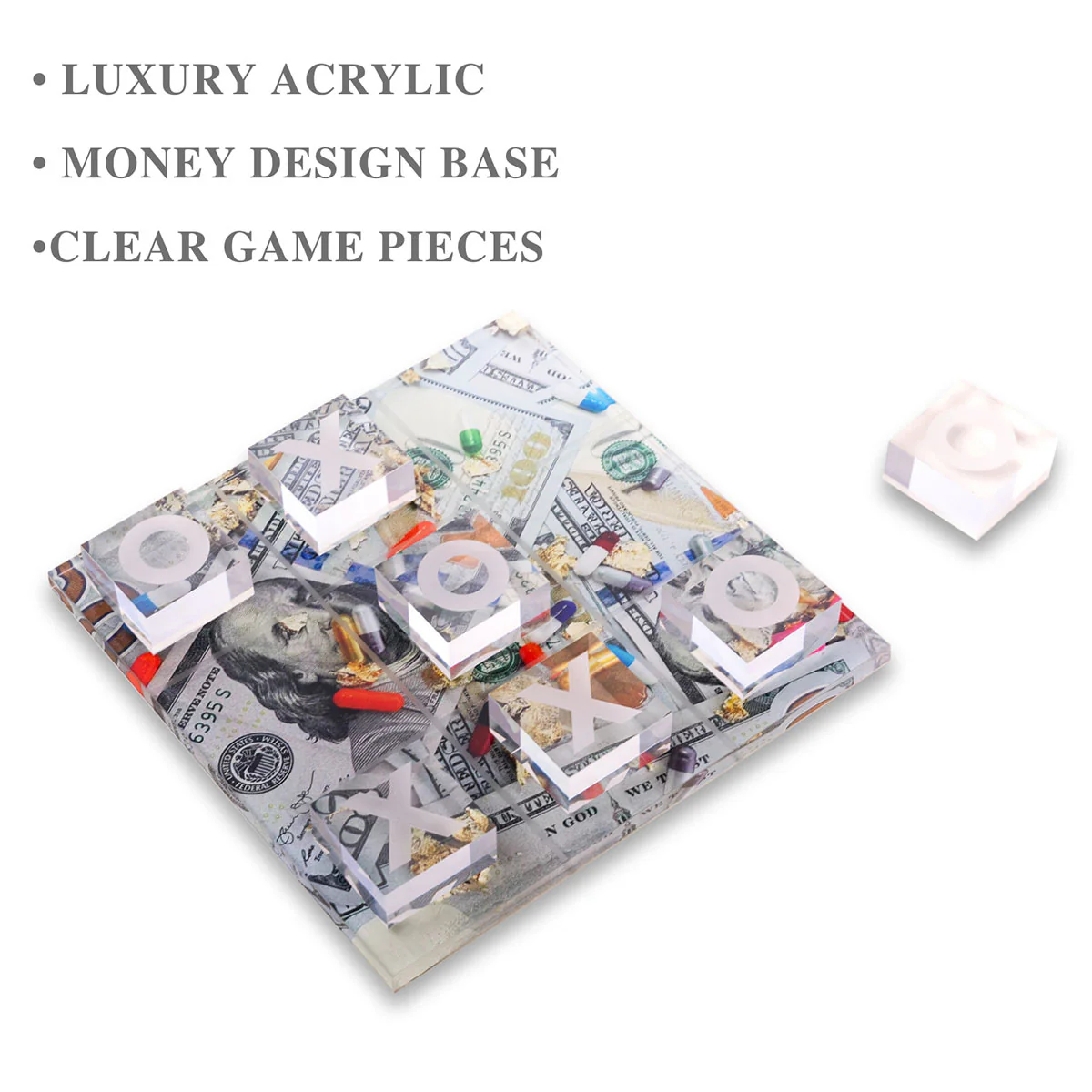 Acrylic Tic Tac Toe Set - Image 7