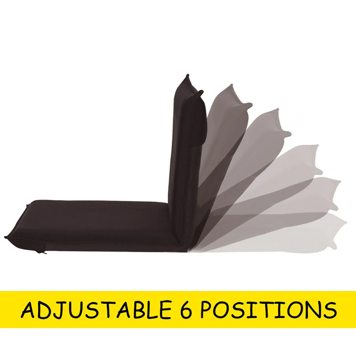 Adjustable 6-Position Folding Floor Chair - Image 12