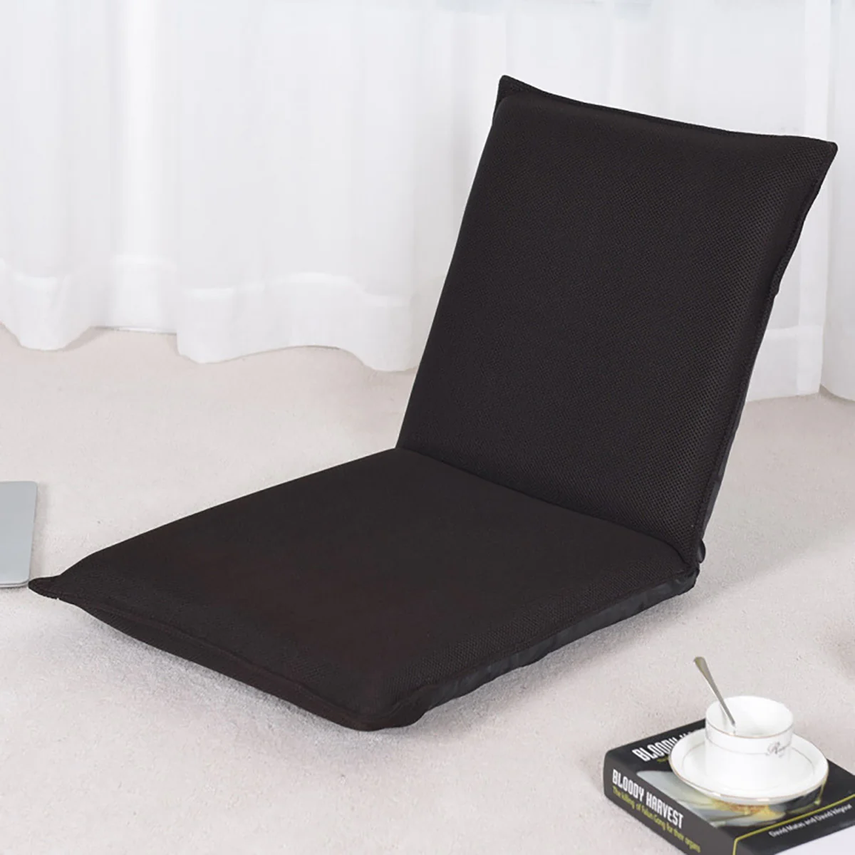 Adjustable 6-Position Folding Floor Chair - Image 16