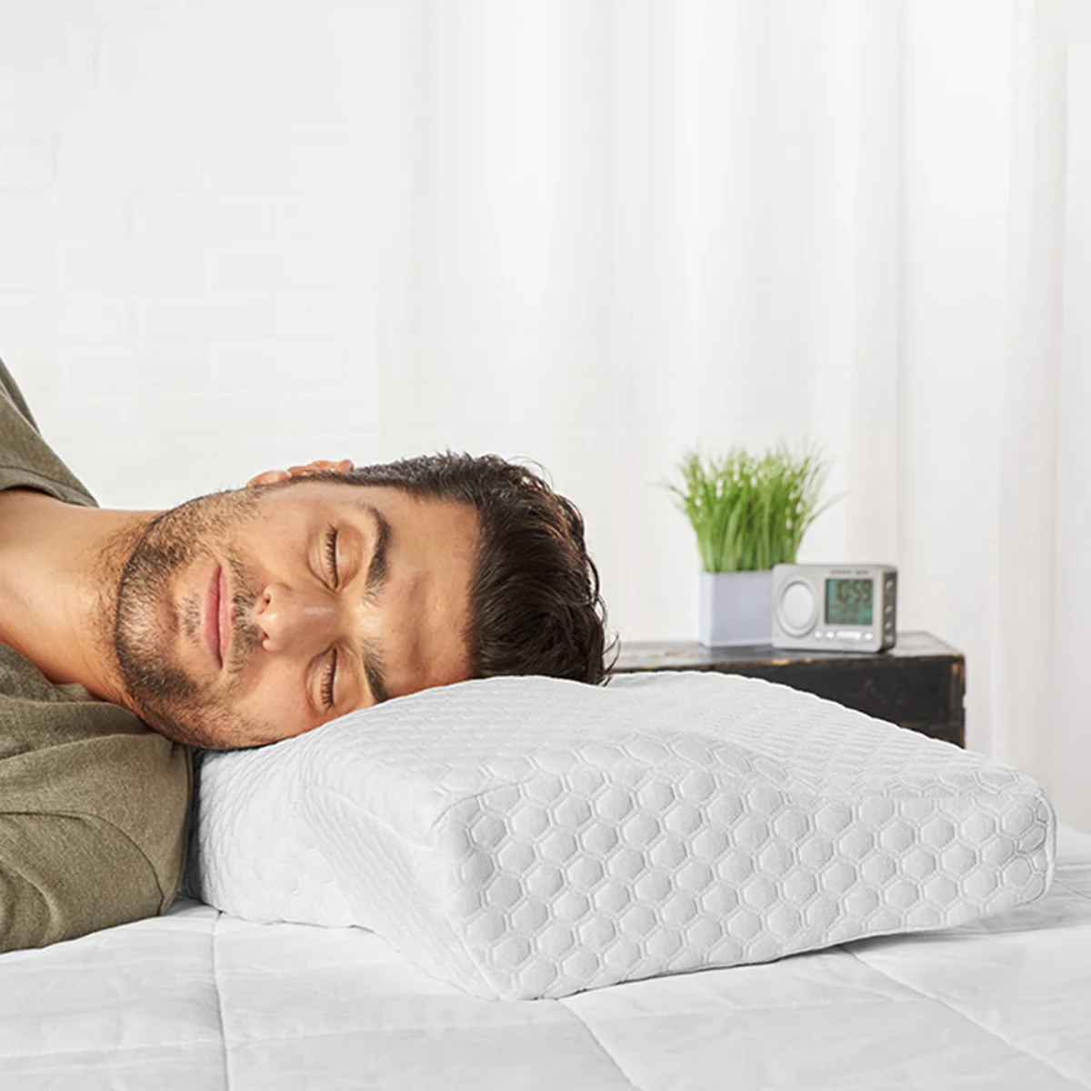 Advanced Anti-Snore Pillow by Sharper Image - Image 5
