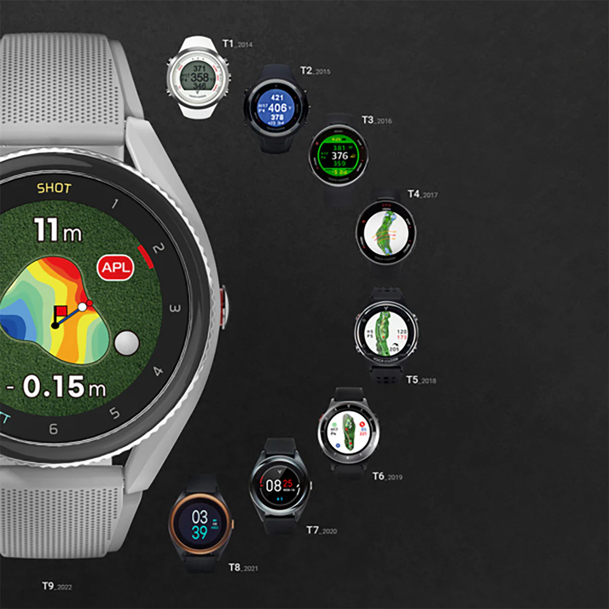 Advanced GPS Golf Watch with Swing and Putt Tracking - Image 9