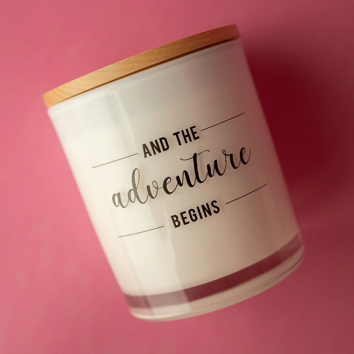 Adventure Begins Soy Candle - Image 2