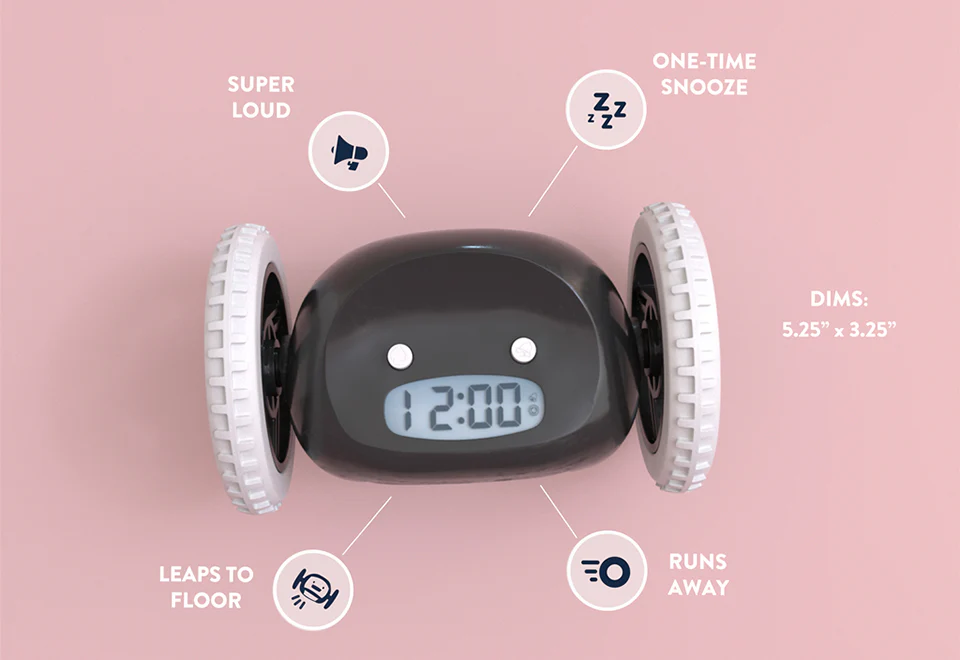 Alarm Clock on Wheels - Image 13