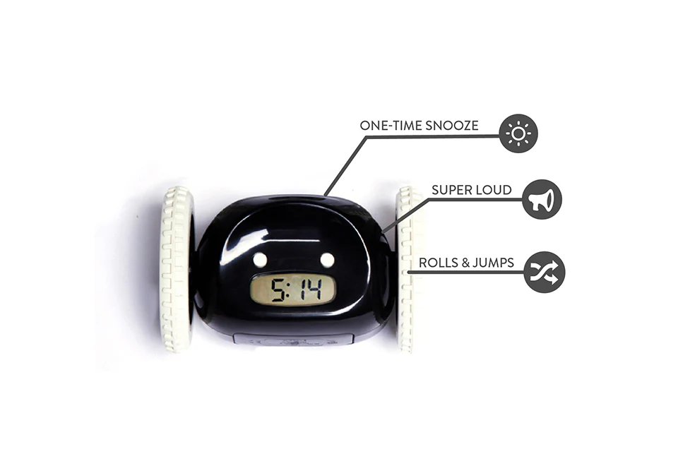 Alarm Clock on Wheels - Image 4