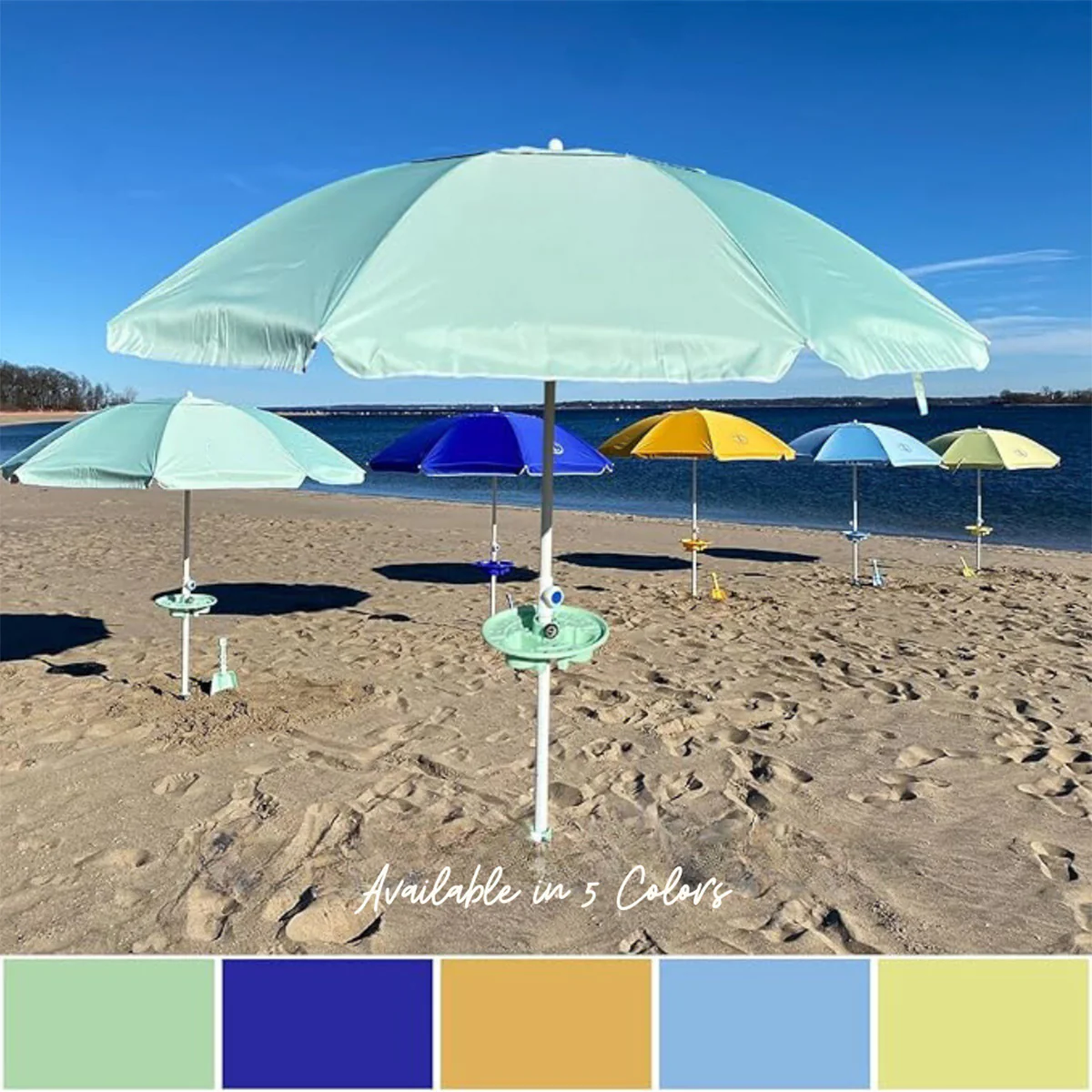 All-in-One Anchor Table Beach Umbrella - Image 8
