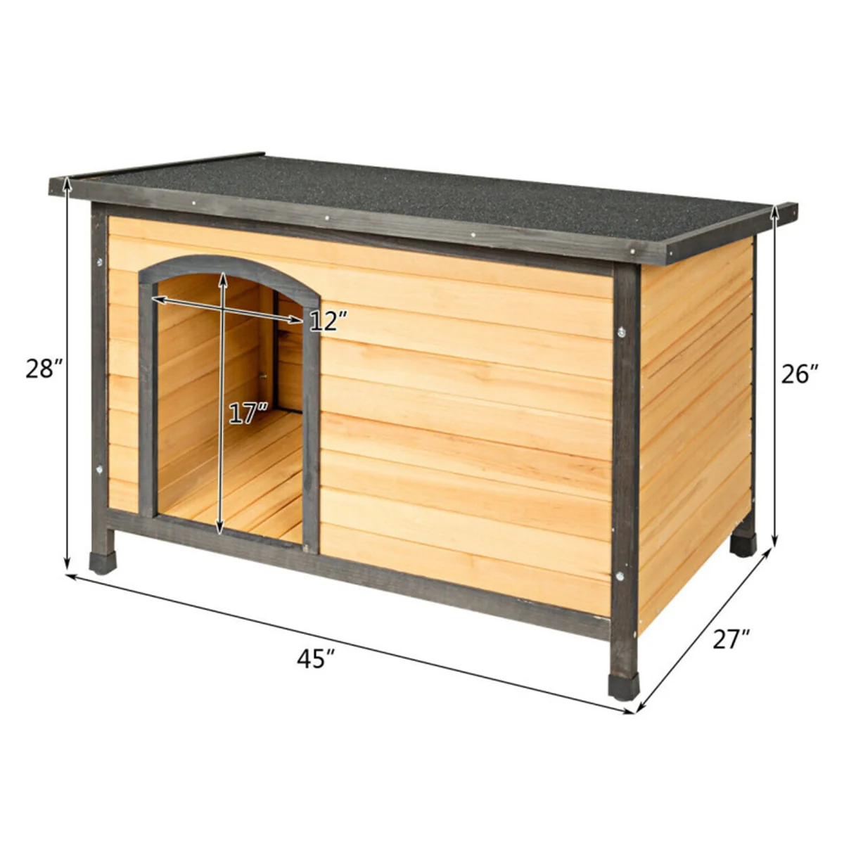 All-Weather Pet Log Cabin - Image 6