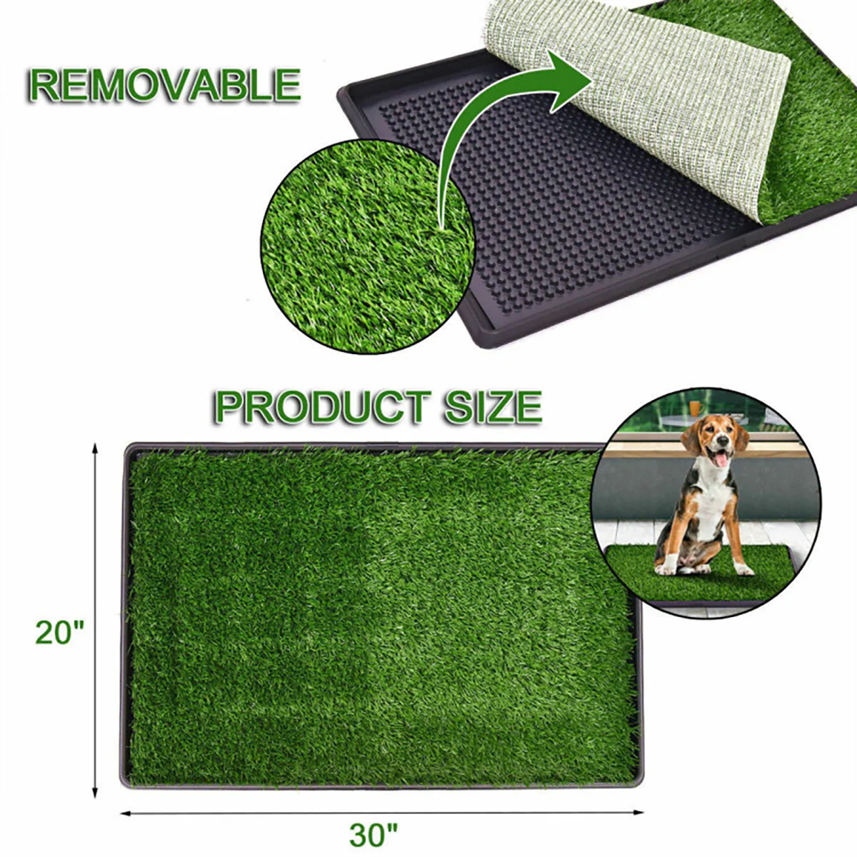 Artificial Grass Puppy Potty Trainer - Image 4
