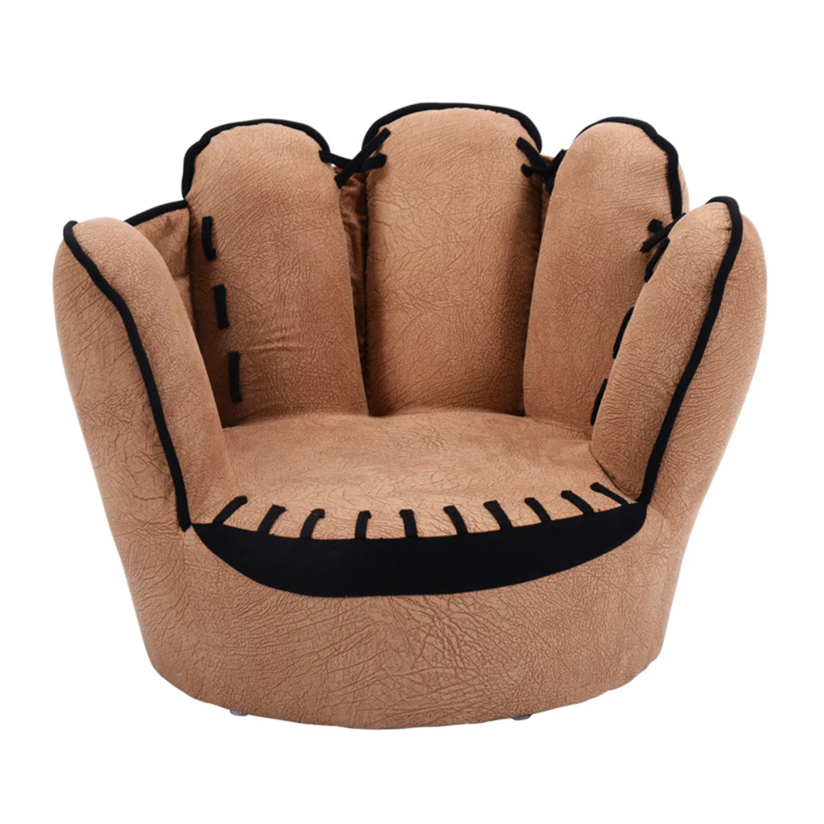 Baseball Glove Shaped Kids Upholstered Sofa - Image 10