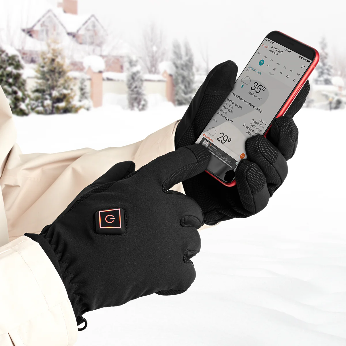 Battery Heated Gloves by Sharper Image - Image 6