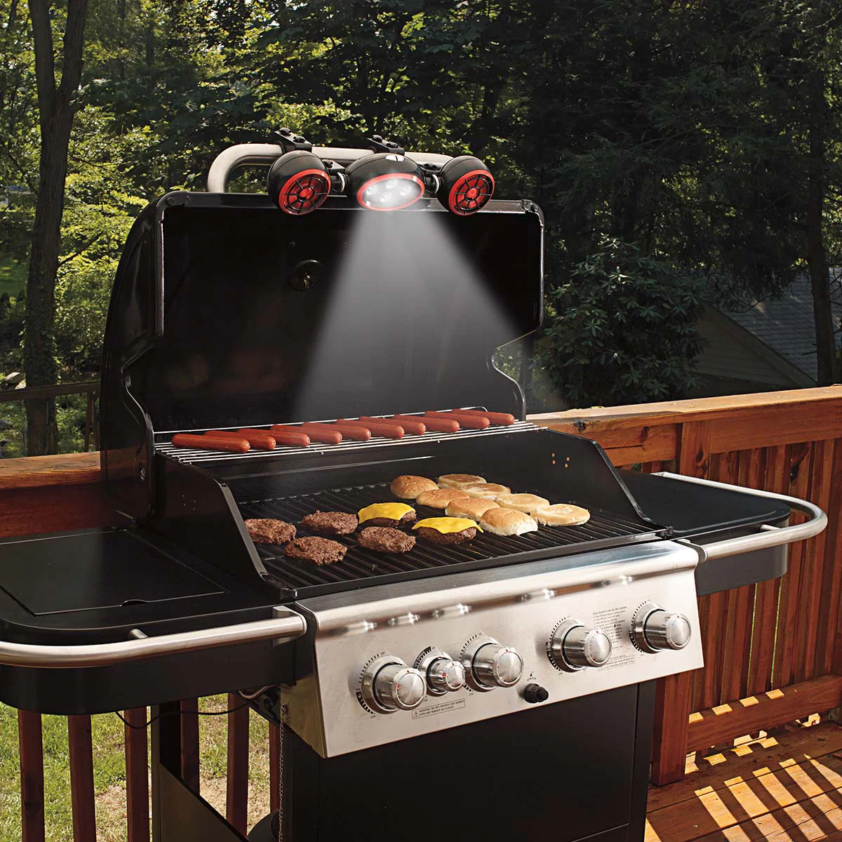 BBQ Grill Light and Fan by Sharper Image - Image 3
