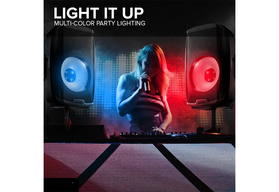 Beat-Synced LED Loudspeaker With Stand - Image 3