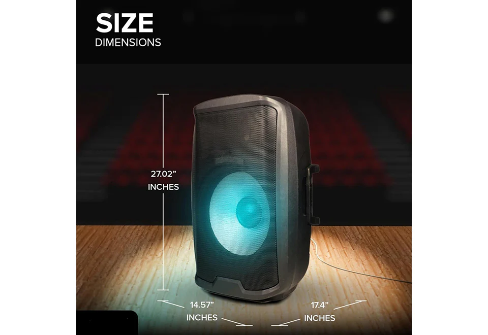 Beat-Synced LED Loudspeaker With Stand - Image 9
