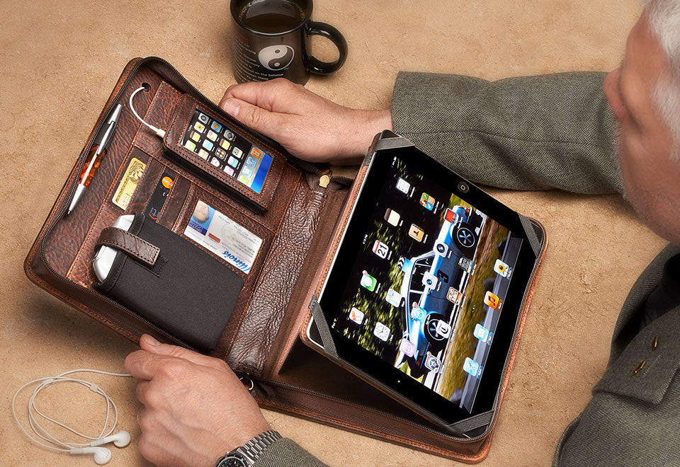 Bison Leather iPad Folio - Image 2