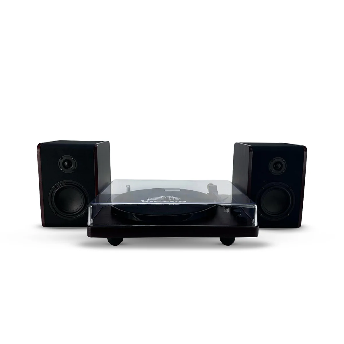 Bluetooth Record Player Stereo System - Image 2