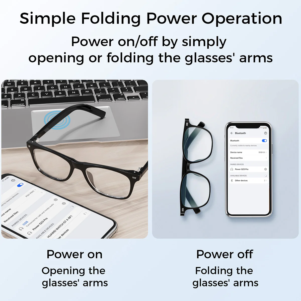 Bluetooth Smart Glasses with Detachable Lenses - Image 10