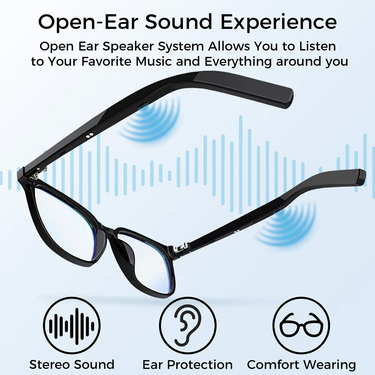 Bluetooth Smart Glasses with Detachable Lenses - Image 7