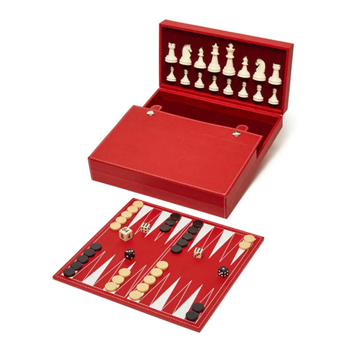 Brouk & Co Bryson Backgammon and Chess Set - Image 8