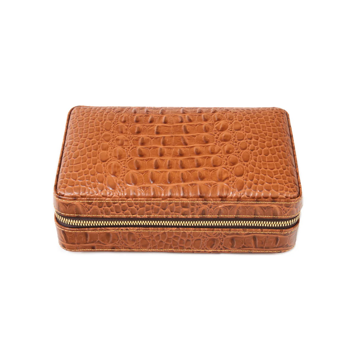 Brouk & Co Cain Croc Cigar Travel Case - Image 7