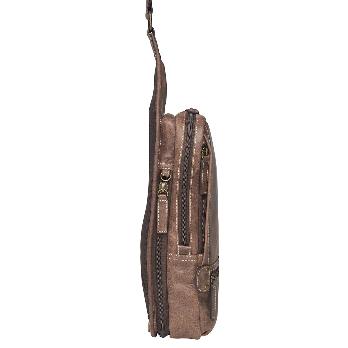 Buffalo Leather Sling Bag - Image 6