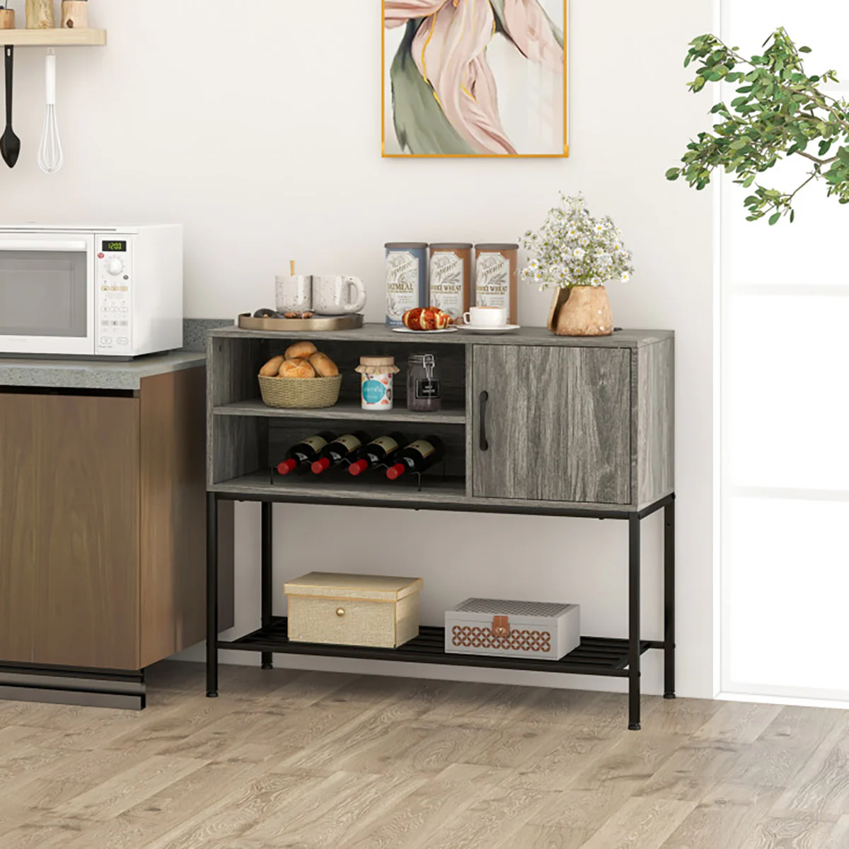 Buffet Sideboard Coffee Bar - Image 14