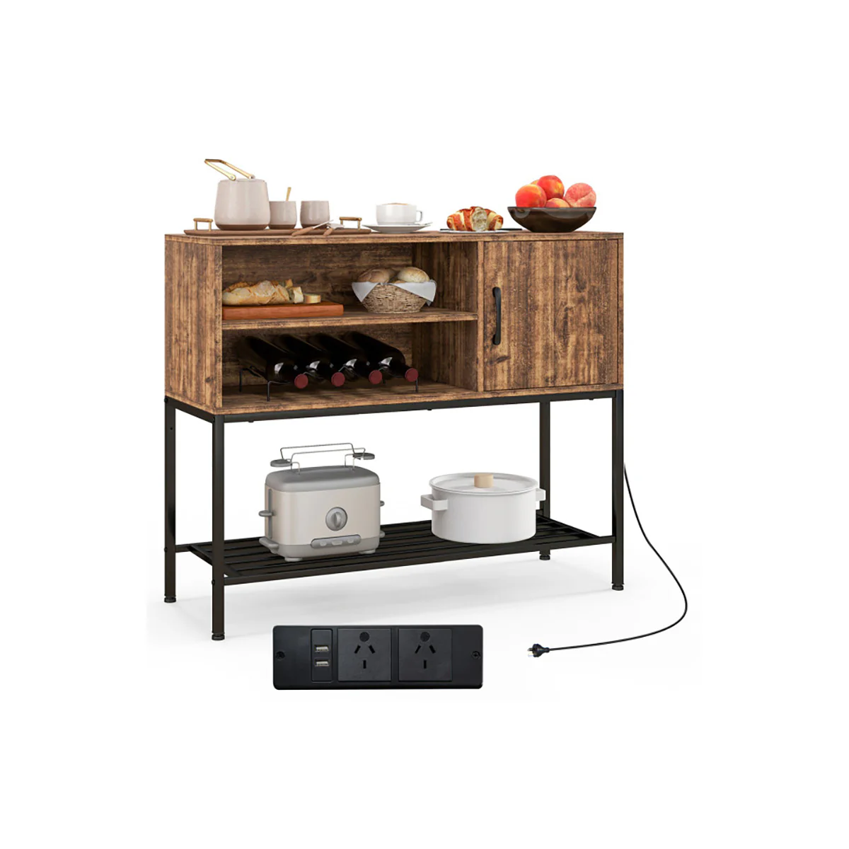 Buffet Sideboard Coffee Bar - Image 4
