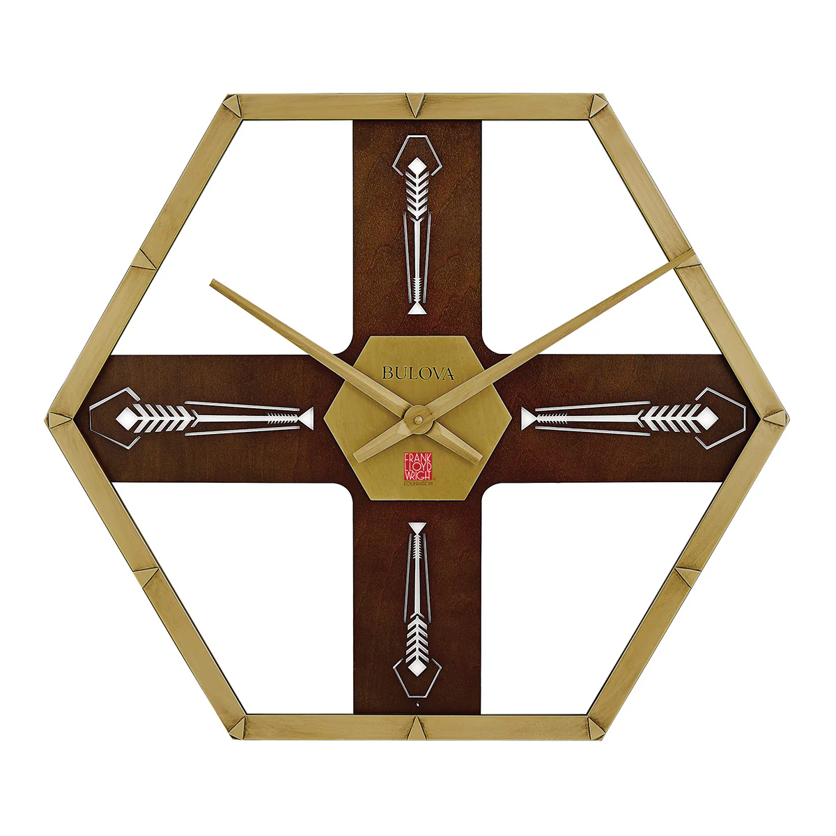 Bulova Imperial Frank Lloyd Wright Wall Clock - Image 2