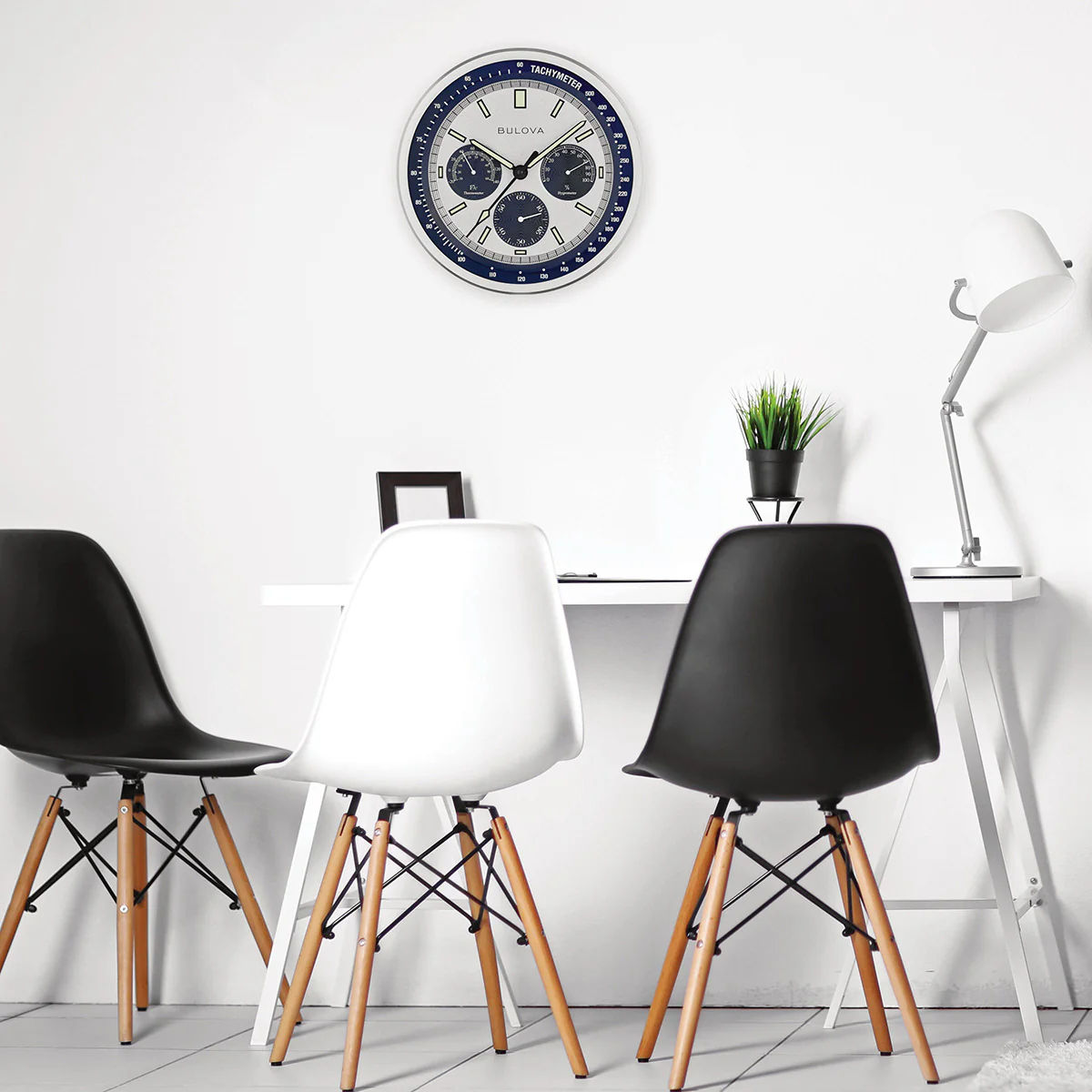 Bulova Lunar Pilot Wall Clock - Image 3