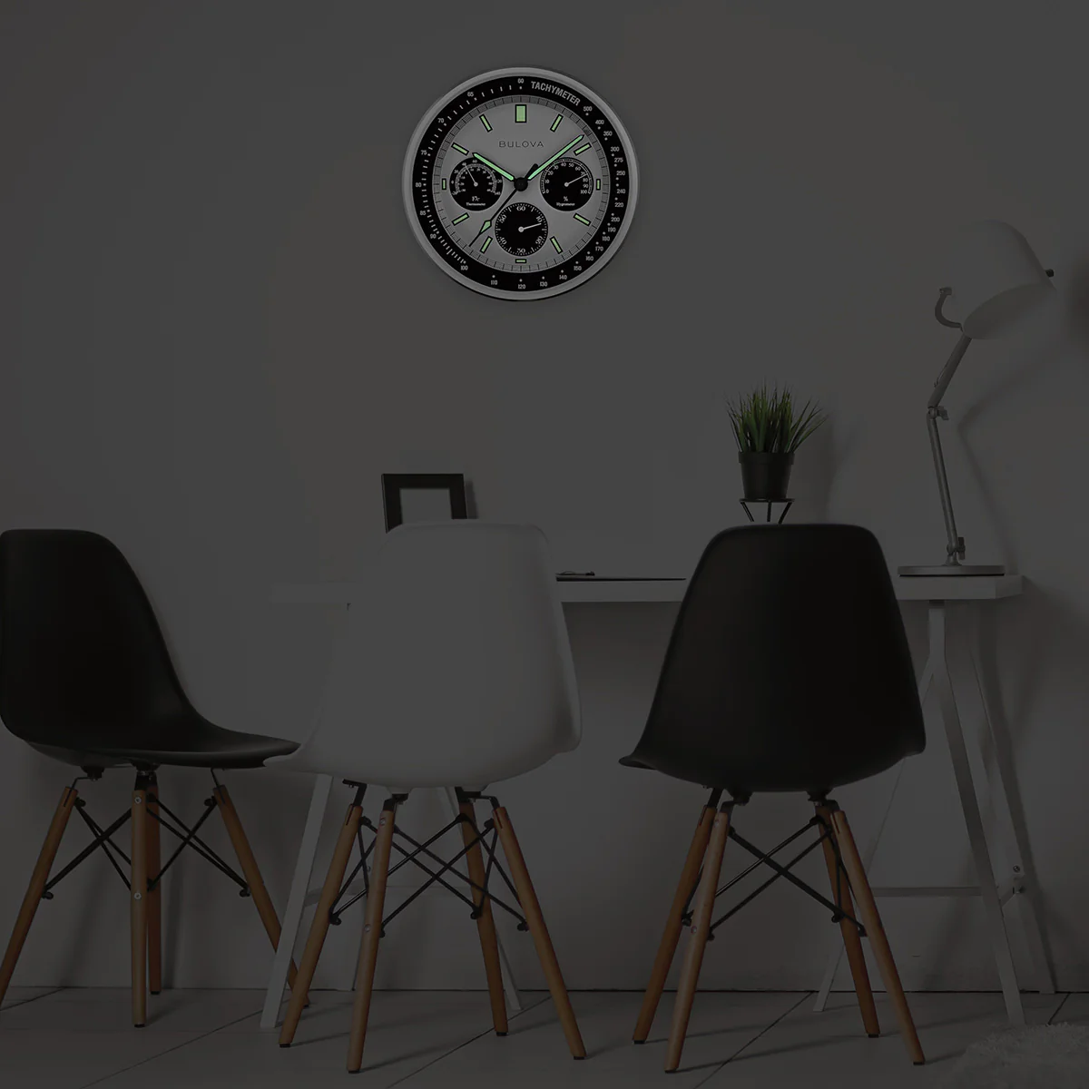 Bulova Lunar Pilot Wall Clock - Image 4