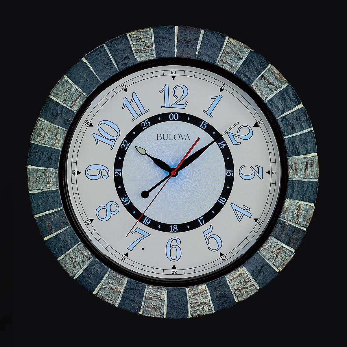 Bulova Outdoor LED Garden Party Wall Clock - Image 2
