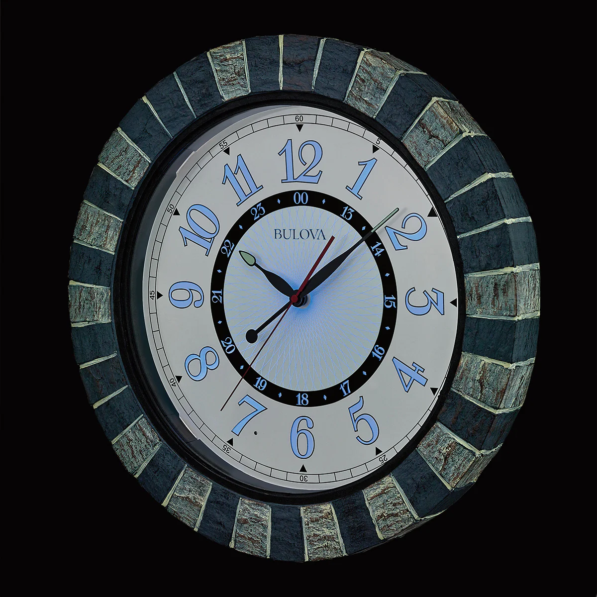 Bulova Outdoor LED Garden Party Wall Clock - Image 4