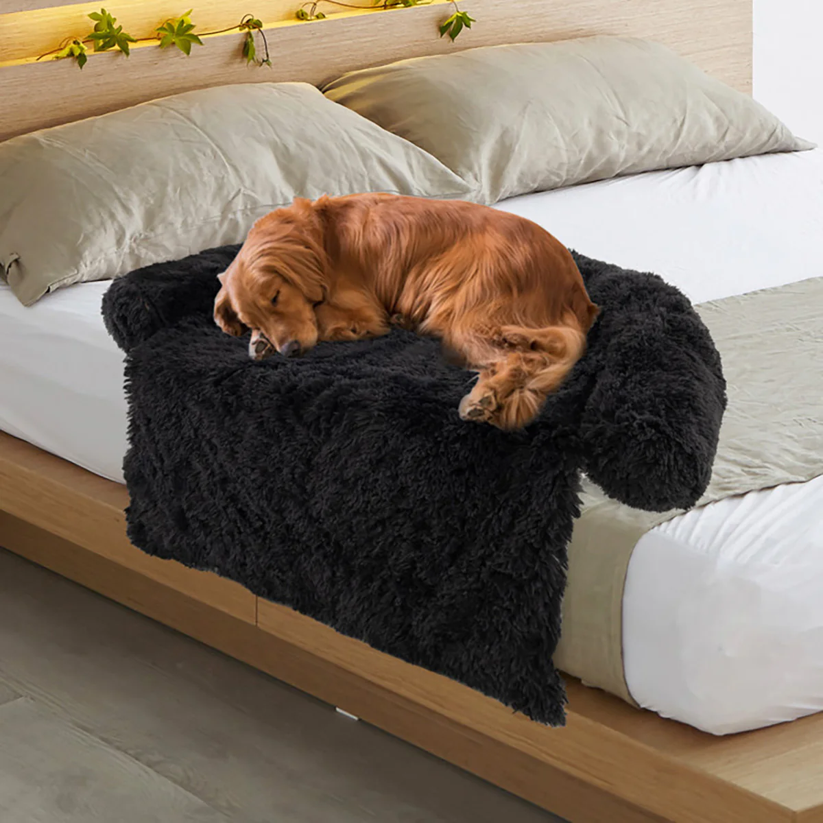 Calming Dog Couch Bed with Anti-Slip Bottom - Image 20