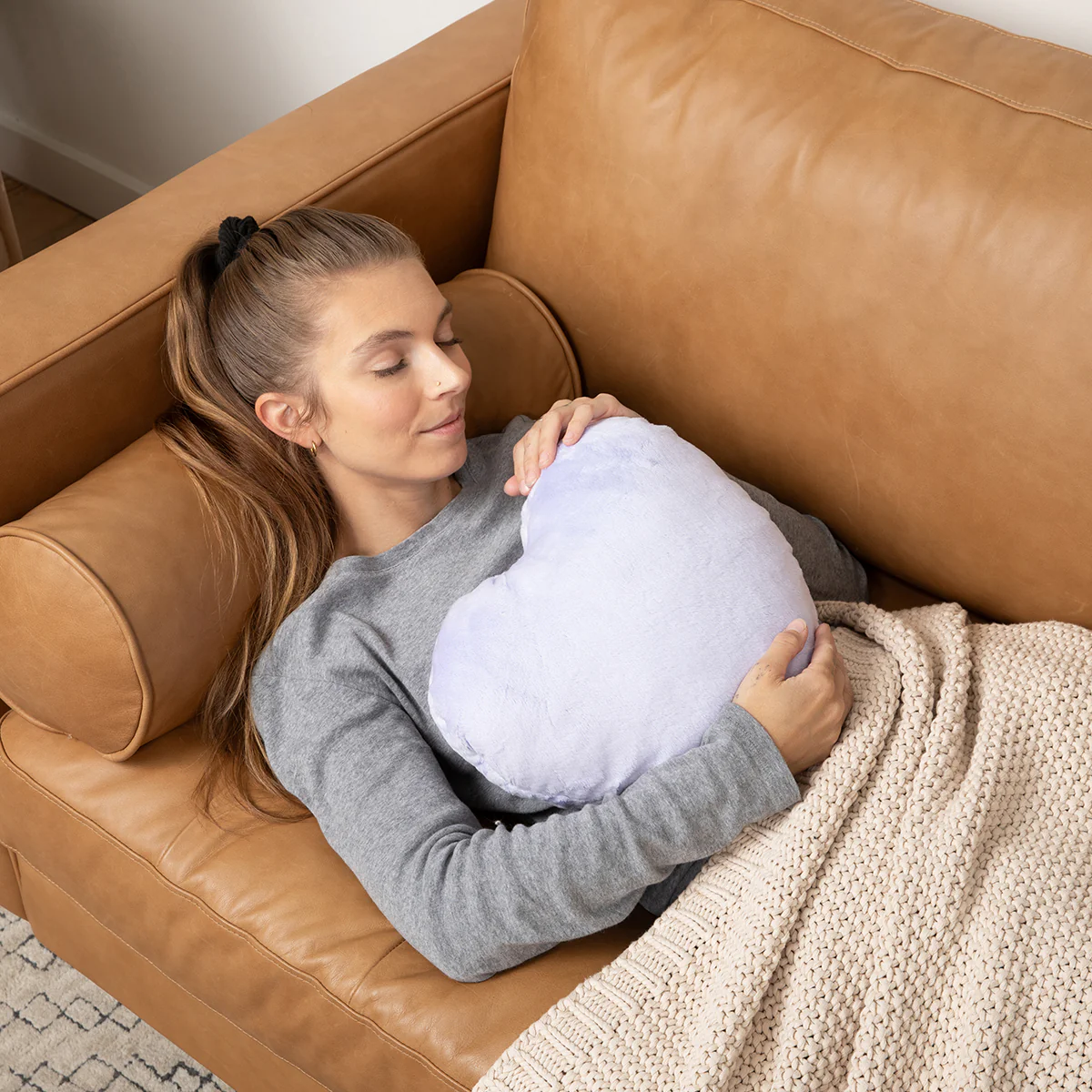 Calming Weighted Heart Pillow - Image 11