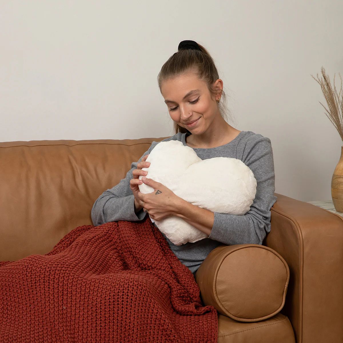 Calming Weighted Heart Pillow - Image 25