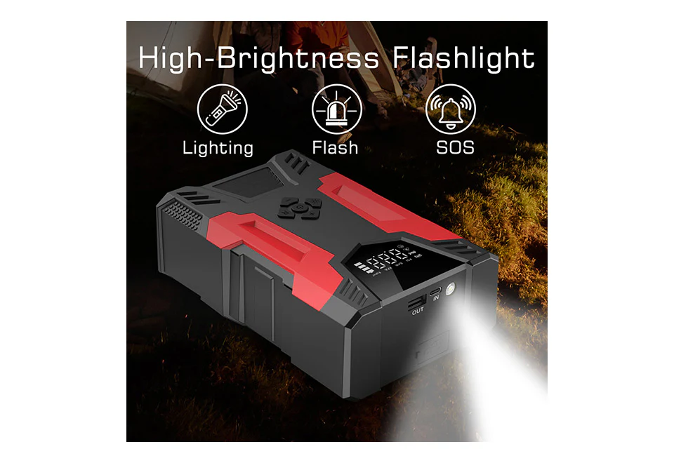 Car Jump Starter with Air Compressor - Image 8