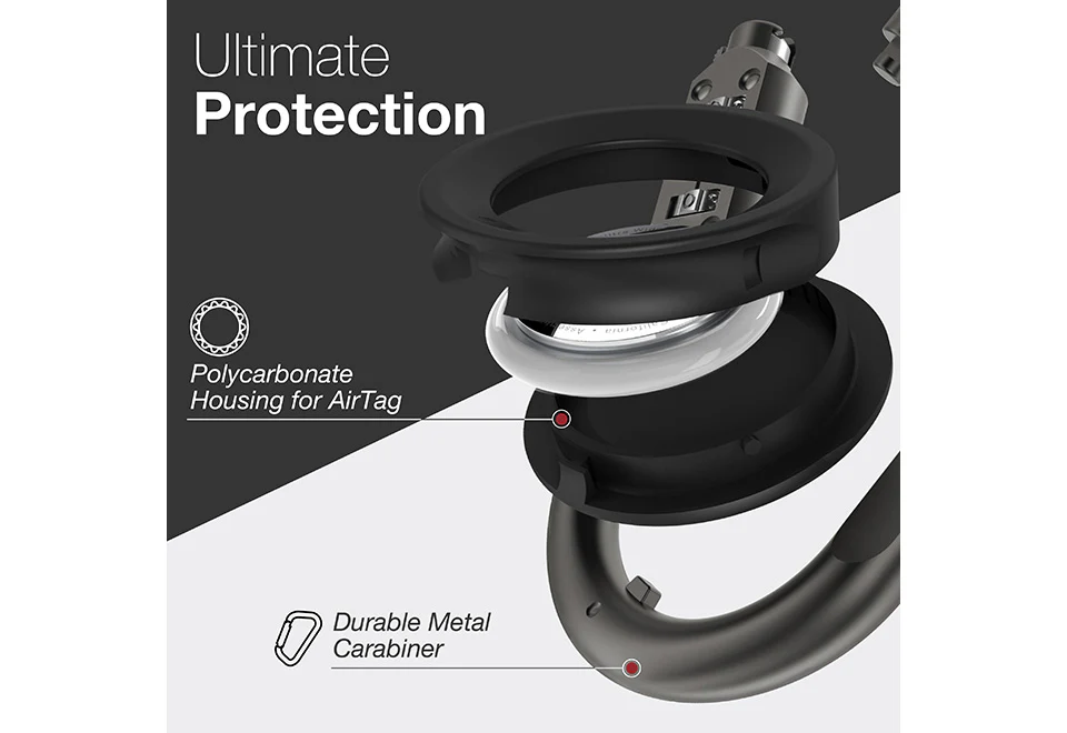 Carabiner AirTag Combination Lock - Image 3