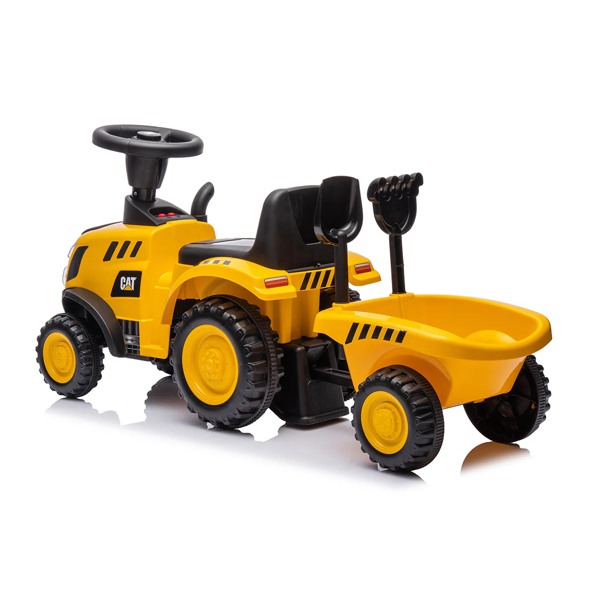 CAT Tractor with Trailer Foot to Floor Ride-On - Image 2
