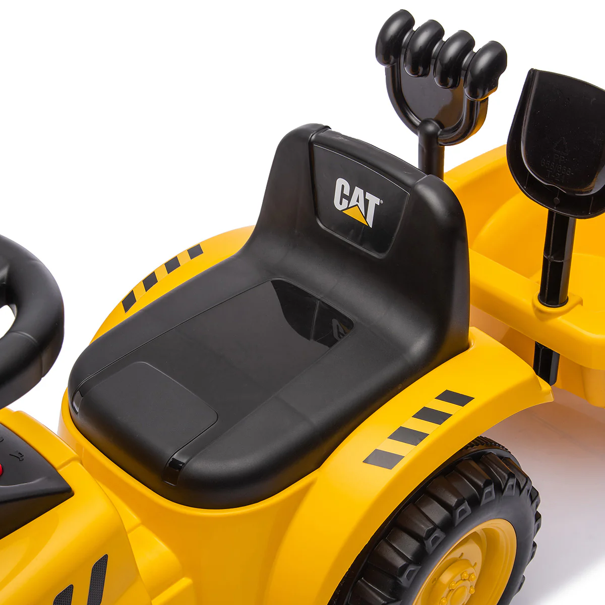 CAT Tractor with Trailer Foot to Floor Ride-On - Image 4
