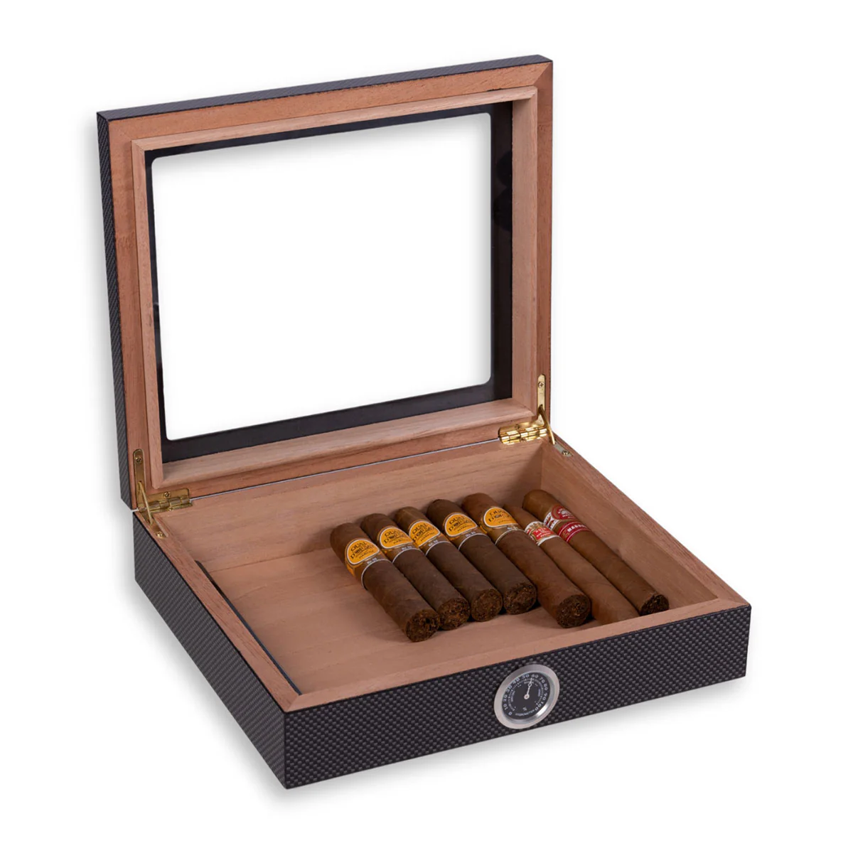 Cedar-Lined Humidor with Hygrometer - Image 4
