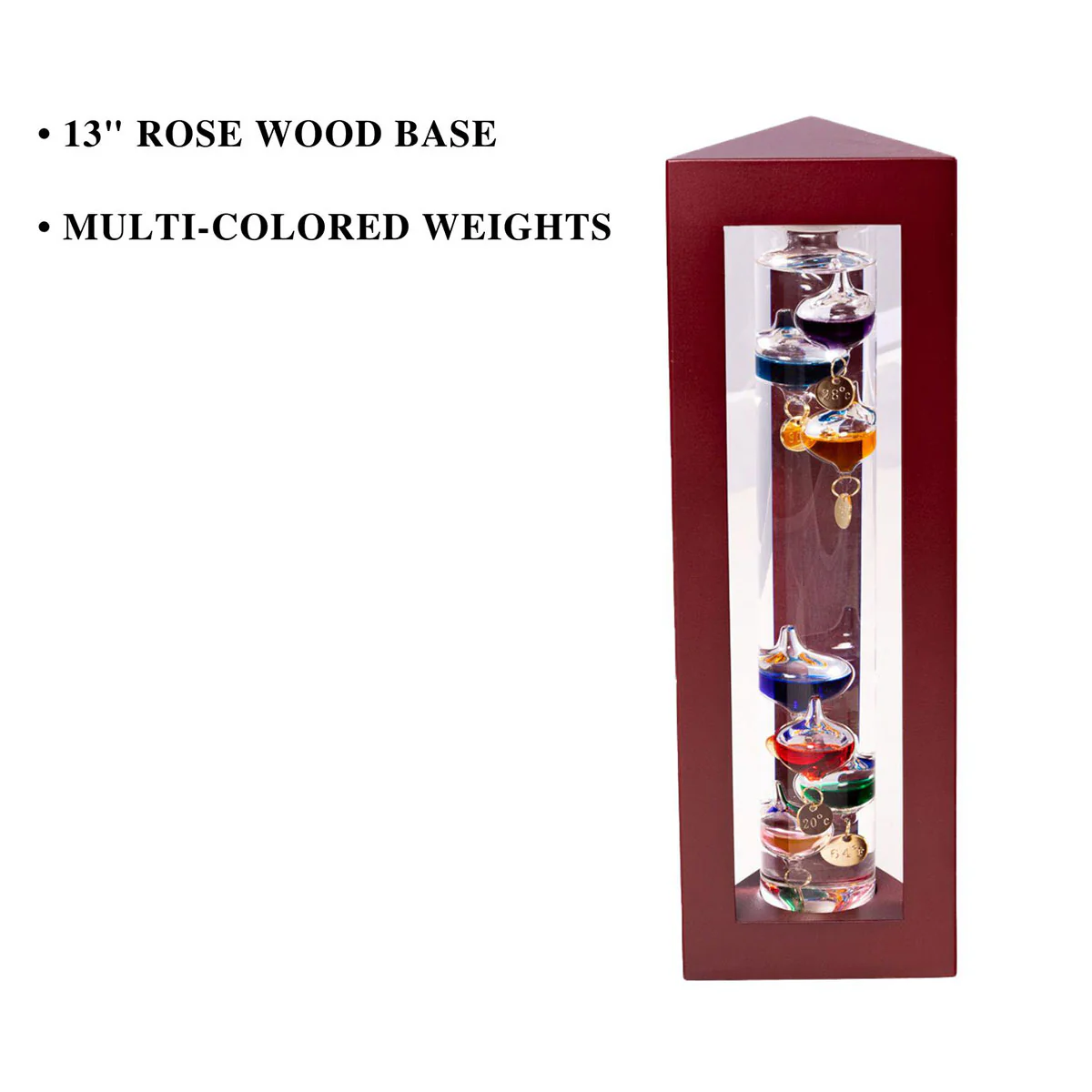 13'' Galileo Thermometer with Weights - Image 5