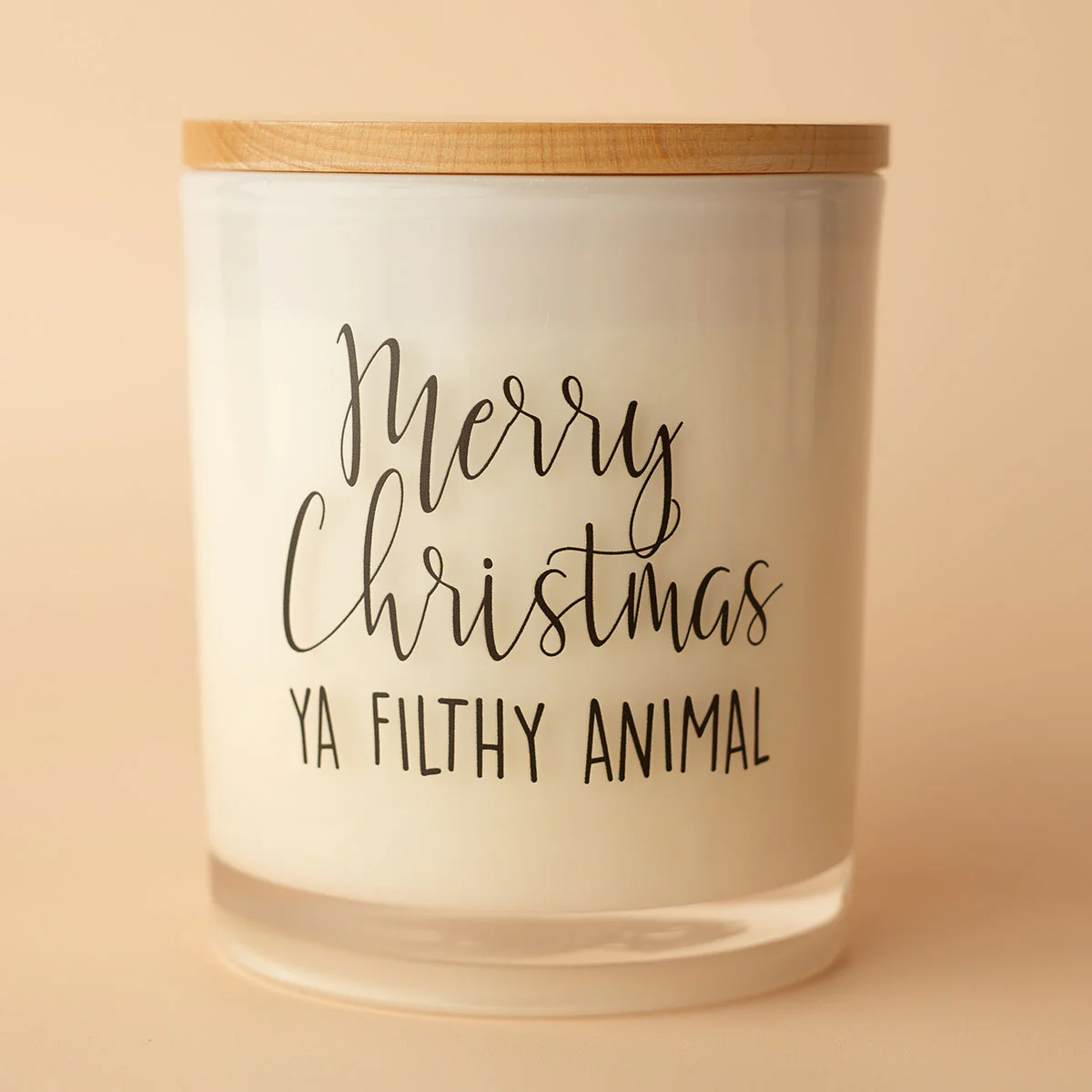 Christmas Printed Candle - Filthy Animal - Image 2