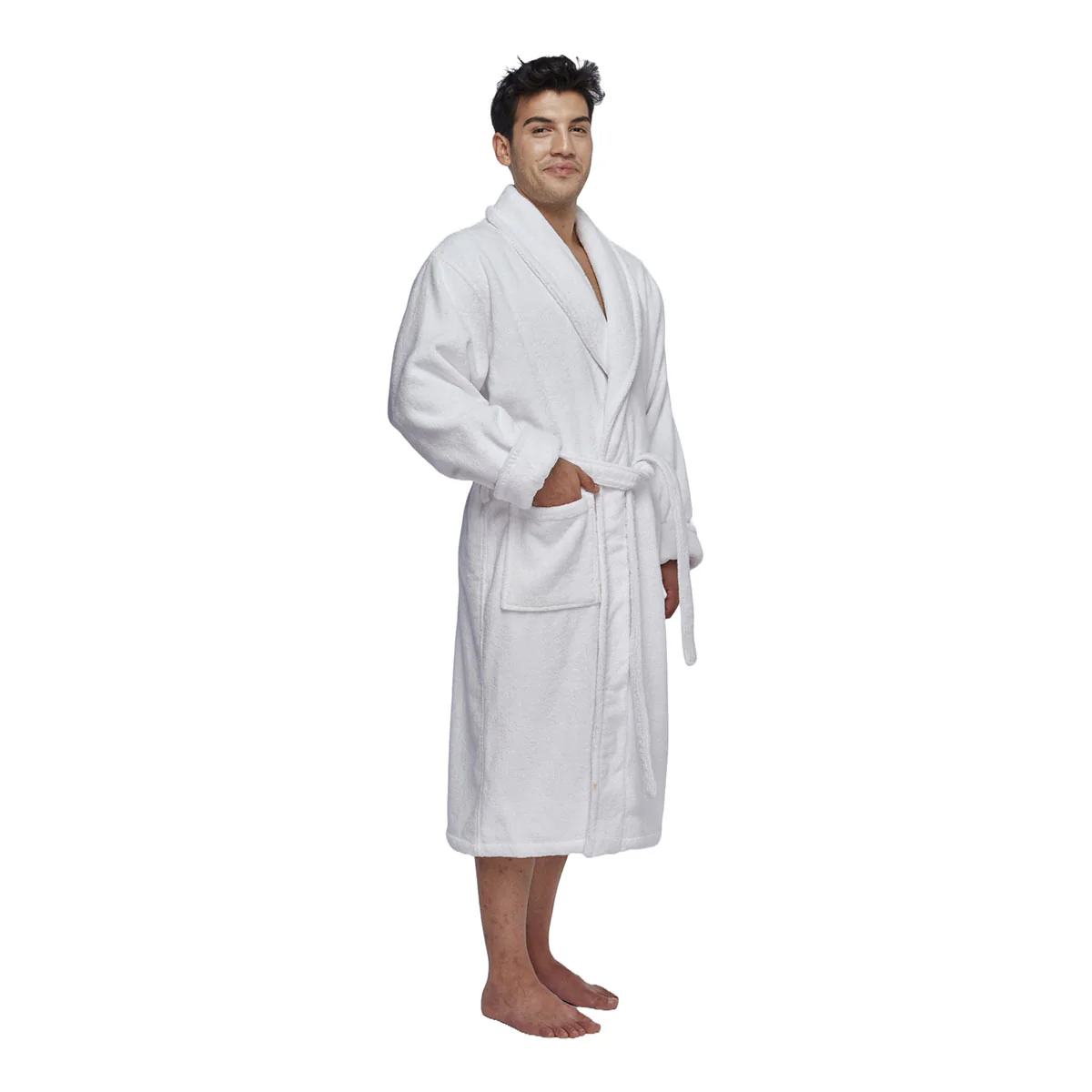 Unisex Classic Turkish Cotton Bathrobe - Image 9
