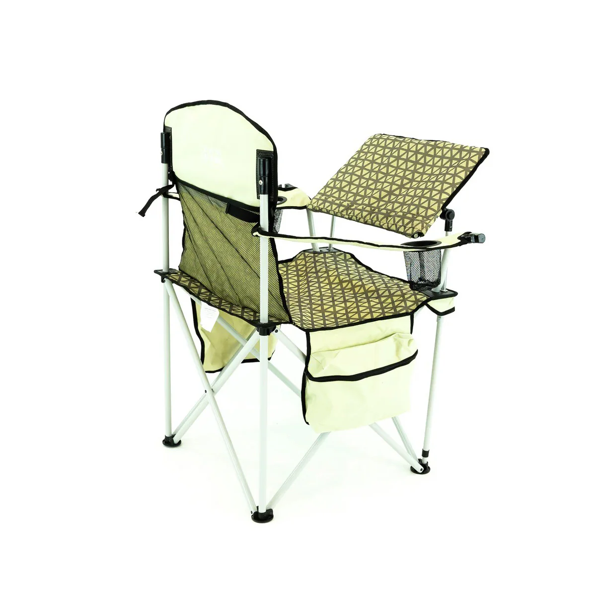 Collapsible Folding Outdoor Chair with Adjustable Table - Image 8